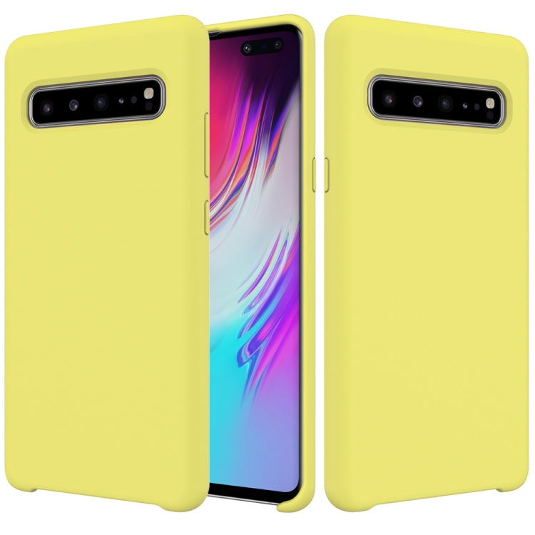 Solid Color Liquid Silicone Dropproof Protective Case for Galaxy S10 5G