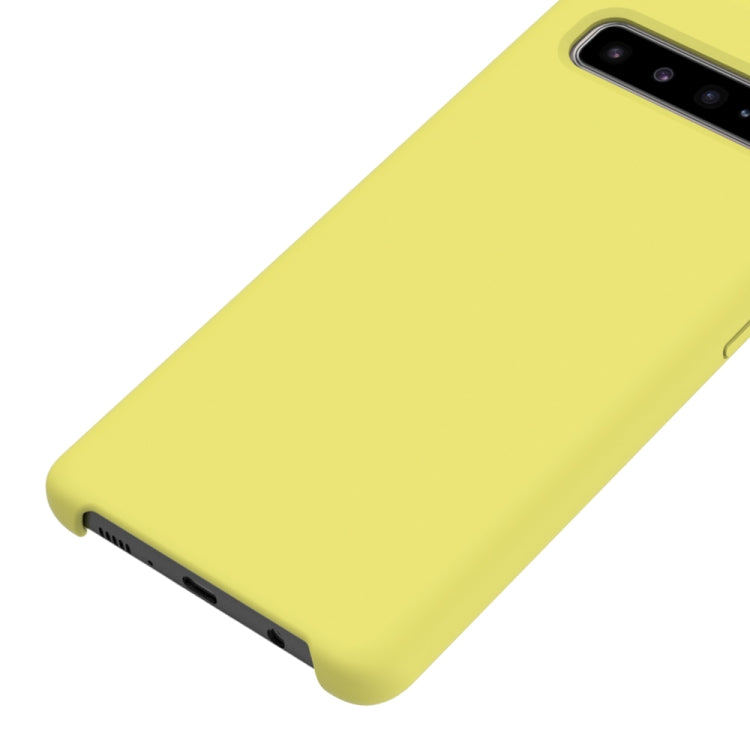 Solid Color Liquid Silicone Dropproof Protective Case for Galaxy S10 5G