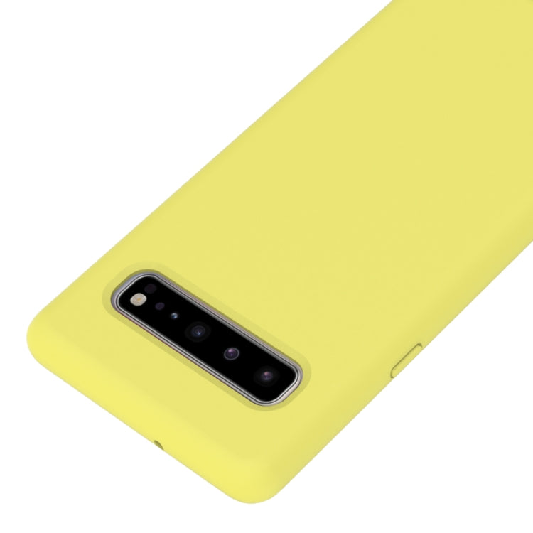 Solid Color Liquid Silicone Dropproof Protective Case for Galaxy S10 5G