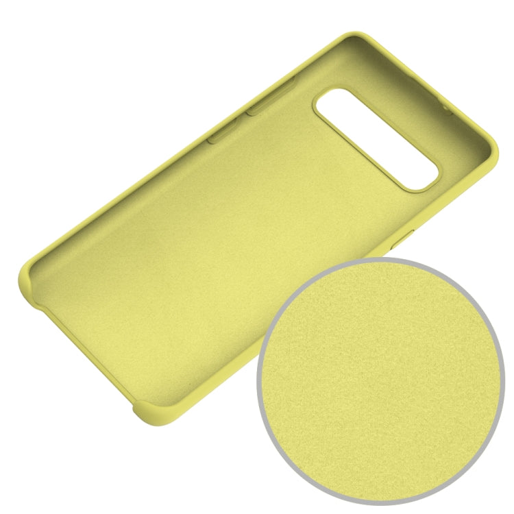 Solid Color Liquid Silicone Dropproof Protective Case for Galaxy S10 5G