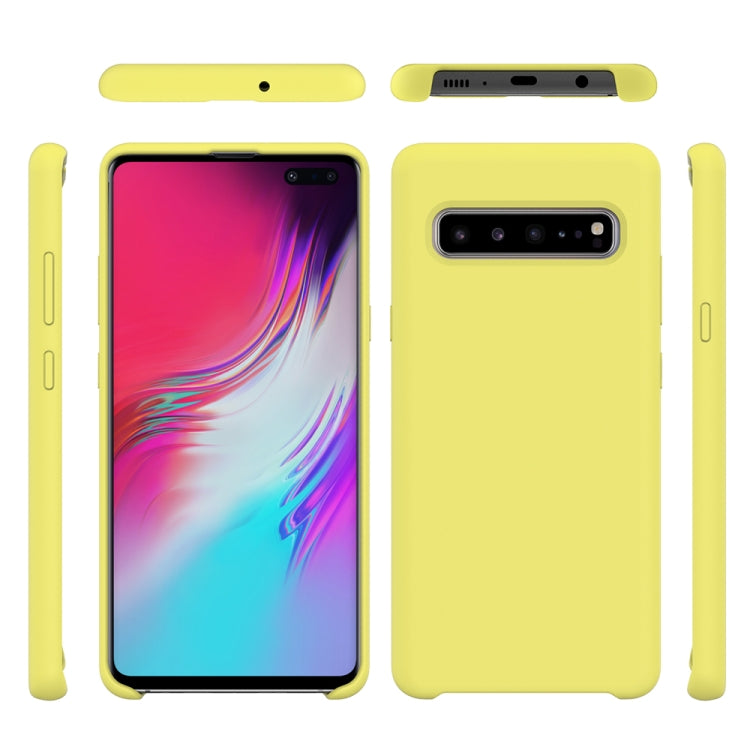 Solid Color Liquid Silicone Dropproof Protective Case for Galaxy S10 5G