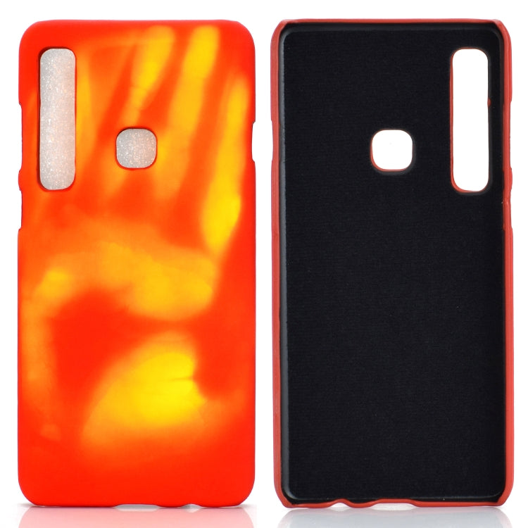 Paste Skin + PC Thermal Sensor Discoloration Case for Galaxy A9 (2018)