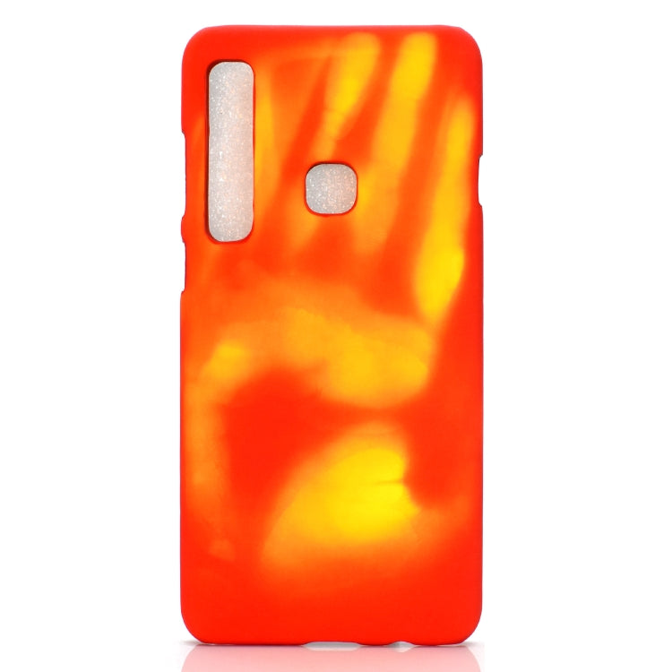 Paste Skin + PC Thermal Sensor Discoloration Case for Galaxy A9 (2018)