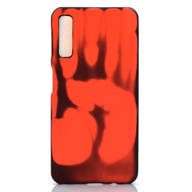 Paste Skin + PC Thermal Sensor Discoloration Case for Galaxy A7 (2018)