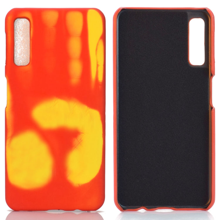 Paste Skin + PC Thermal Sensor Discoloration Case for Galaxy A7 (2018)