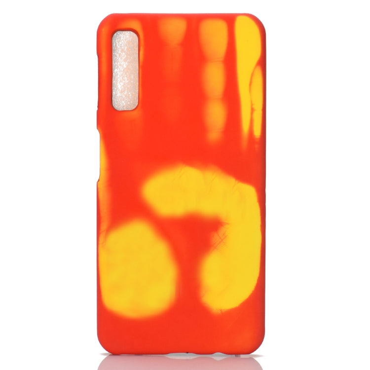 Paste Skin + PC Thermal Sensor Discoloration Case for Galaxy A7 (2018)