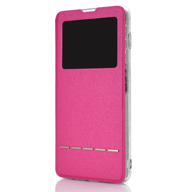 Horizontal Flip Leather Case for Galaxy S10+, with Holder & Call Display ID