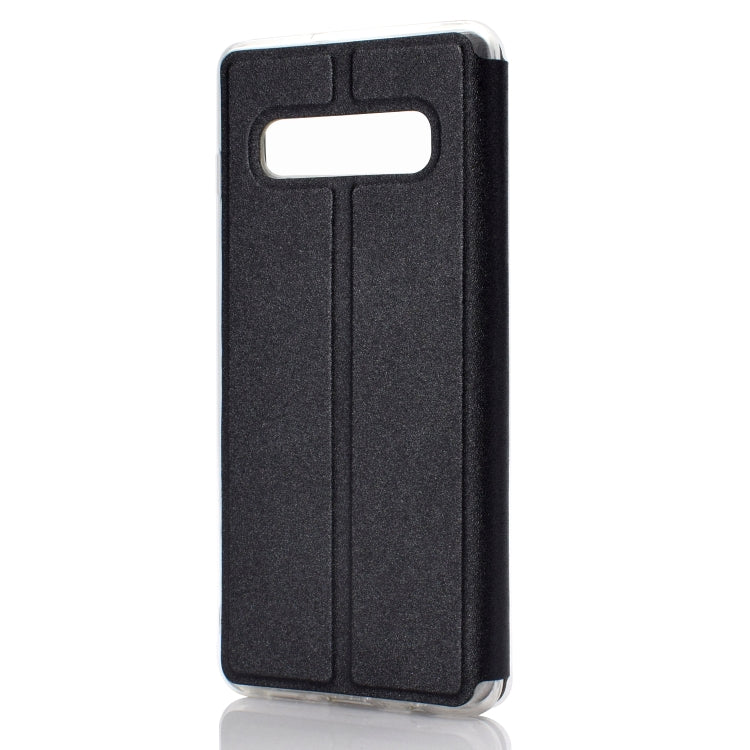 Horizontal Flip Leather Case for Galaxy S10e, with Holder & Call Display ID