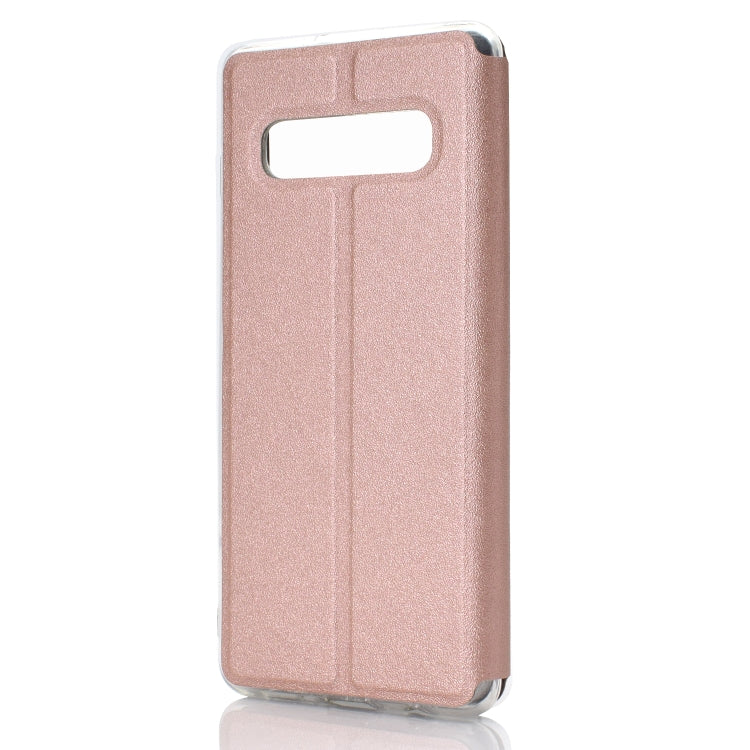 Horizontal Flip Leather Case for Galaxy S10e, with Holder & Call Display ID