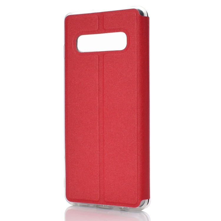 Horizontal Flip Leather Case for Galaxy S10e, with Holder & Call Display ID