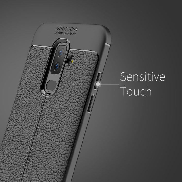 Litchi Texture TPU Case for Galaxy J8 (2018)