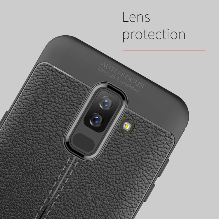 Litchi Texture TPU Case for Galaxy J8 (2018)