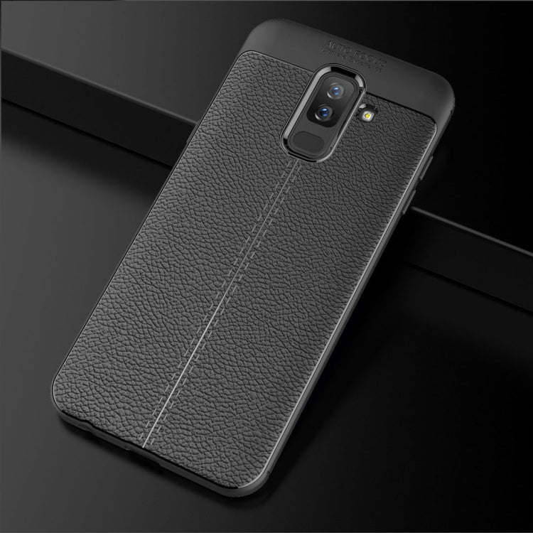 Litchi Texture TPU Case for Galaxy J8 (2018)
