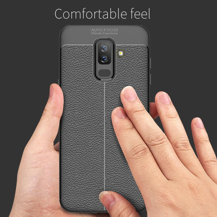 Litchi Texture TPU Case for Galaxy J8 (2018)