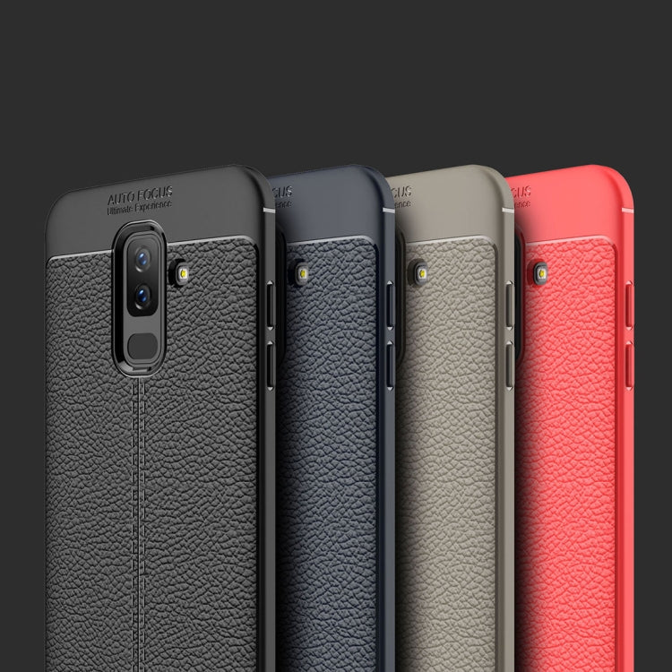 Litchi Texture TPU Case for Galaxy J8 (2018)