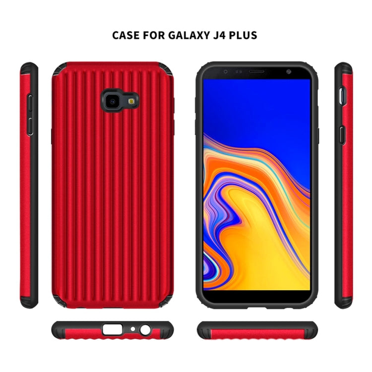 Travel Box Shape TPU + PC Protective Case for Galaxy J4 Plus