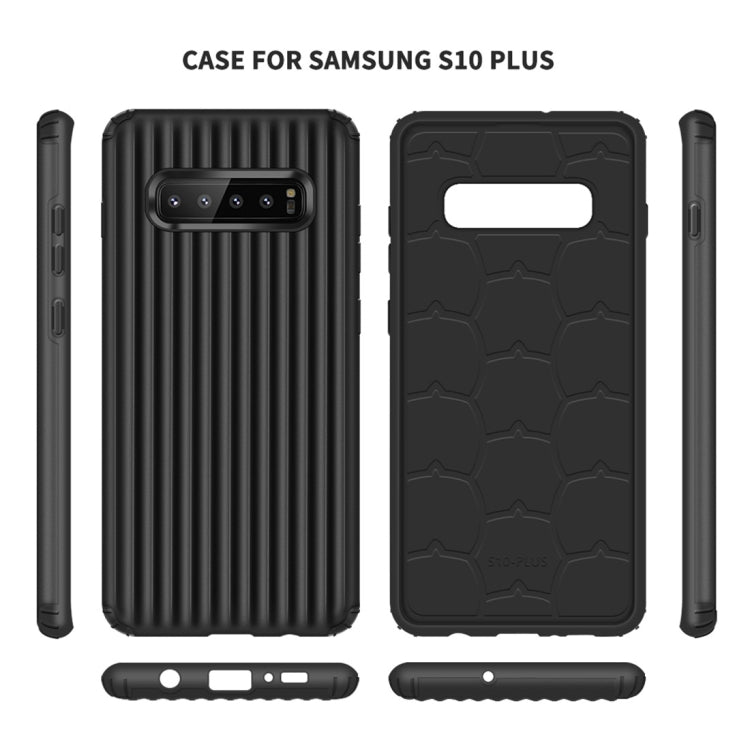 Travel Box Shape TPU + PC Protective Case for Galaxy S10 Plus