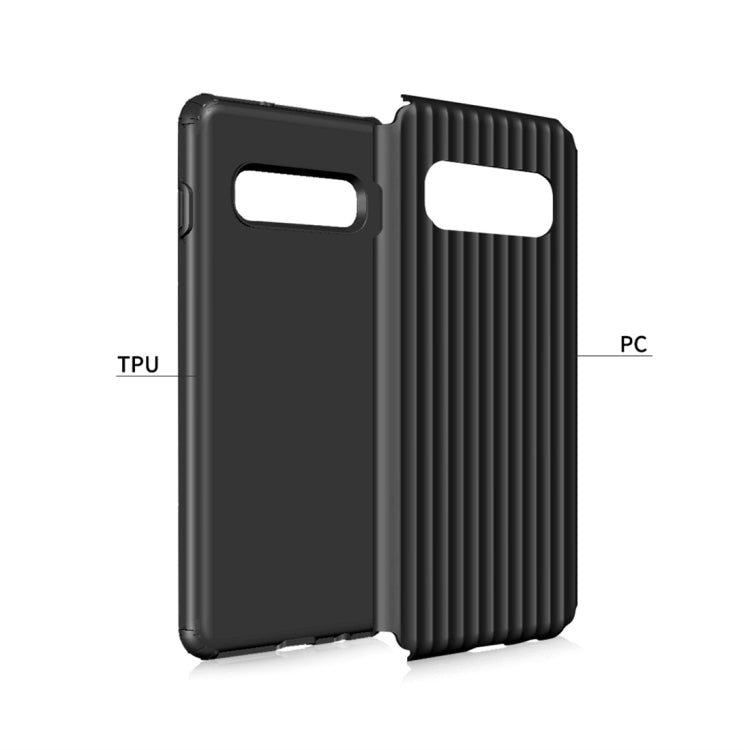Travel Box Shape TPU + PC Protective Case for Galaxy S10 Plus