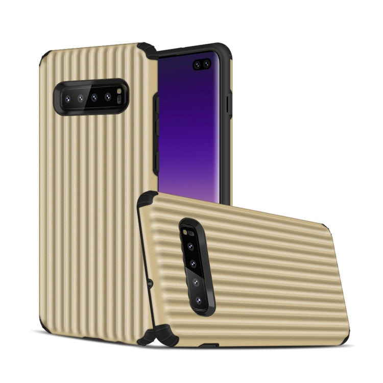 Travel Box Shape TPU + PC Protective Case for Galaxy S10 Plus