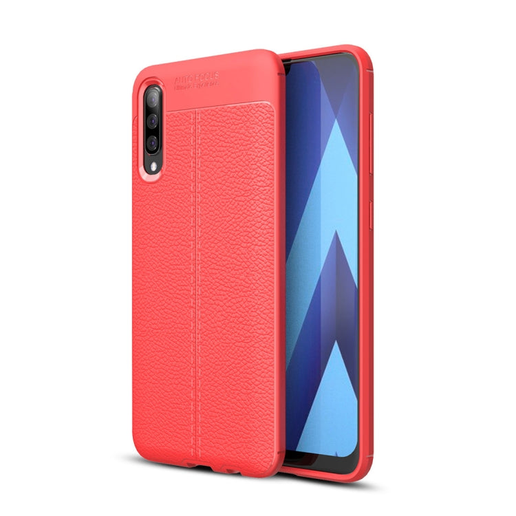 Litchi Texture TPU Shockproof Case for Galaxy A50