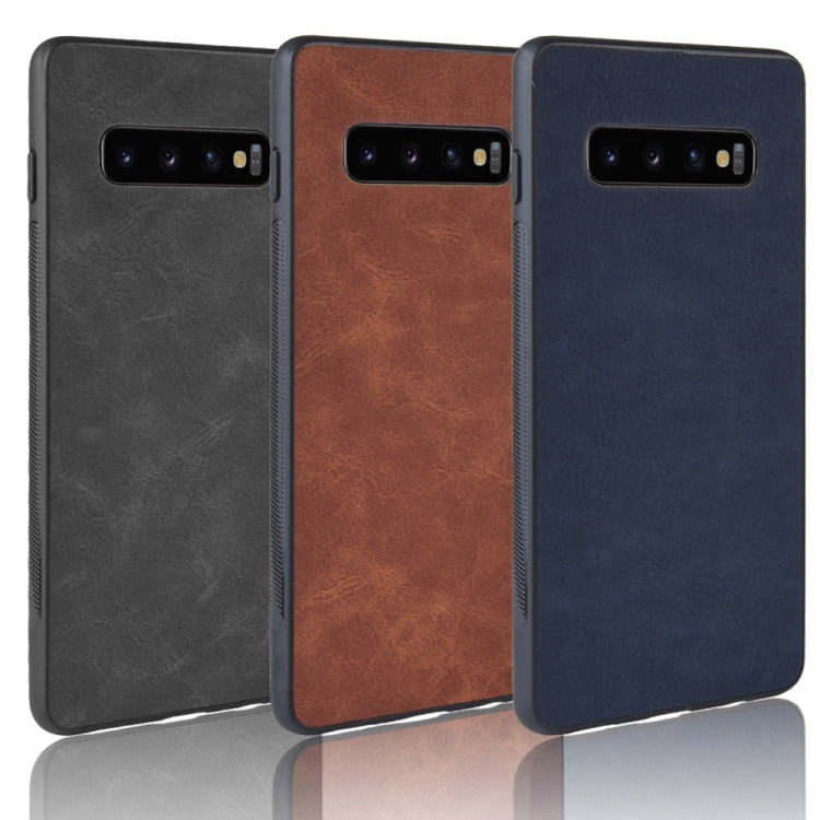 Shockproof Sheep Skin PC + PU + TPU Case for Galaxy S10e