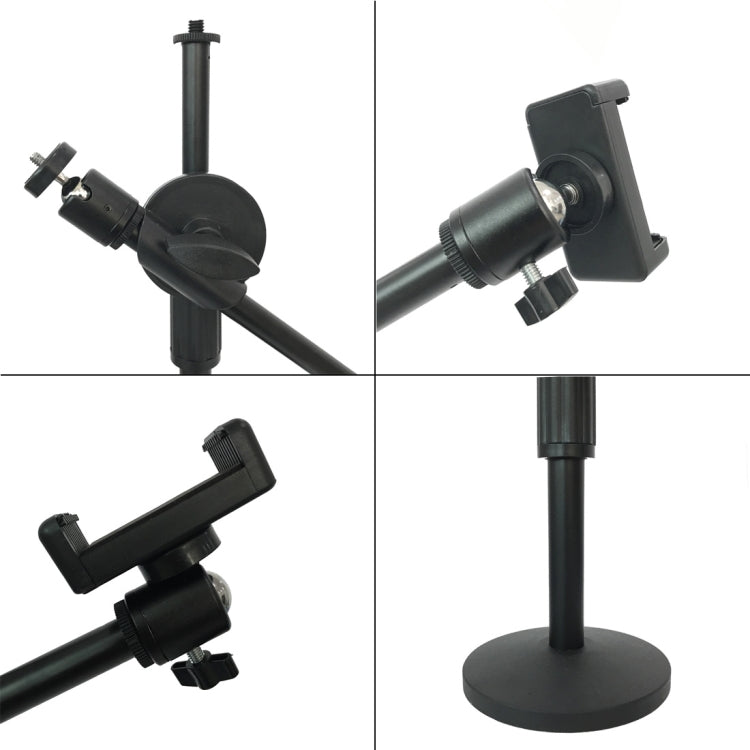 Live Broadcast Adjustable 360 Degrees Rotation Photography Mobile Phone High Angle Shot Overhead Bracket
