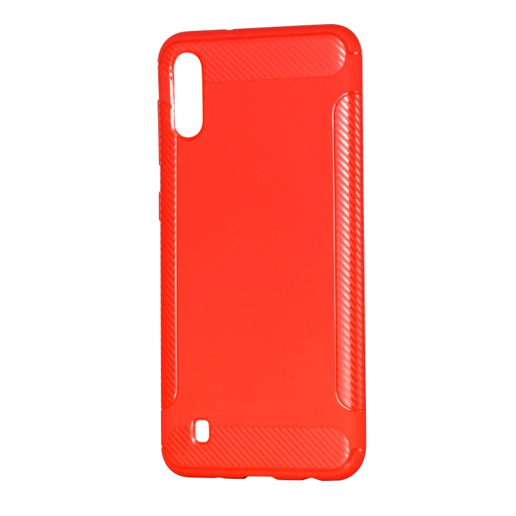 Carbon Fiber Anti-slip TPU Protective Case for Galaxy M10