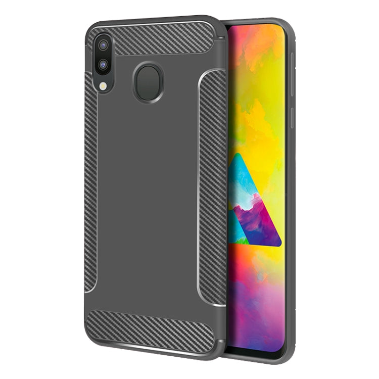 Carbon Fiber Anti-slip TPU Protective Case for Galaxy M20