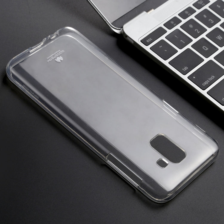 GOOSPERY PEARL JELLY Series TPU Full Coverage Protective Case for Galaxy J6 (2018)(Transparent)