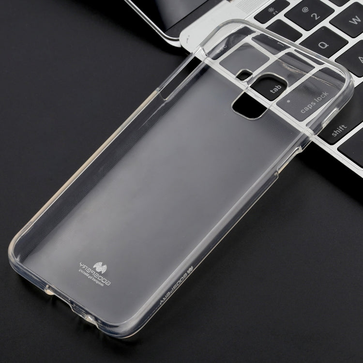 GOOSPERY PEARL JELLY Series TPU Full Coverage Protective Case for Galaxy J6 (2018)(Transparent)