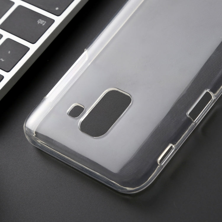 GOOSPERY PEARL JELLY Series TPU Full Coverage Protective Case for Galaxy J6 (2018)(Transparent)