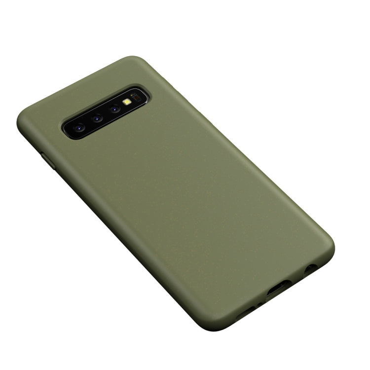 Starry Series Shockproof  Straw Material + TPU Protective Case for Galaxy S10