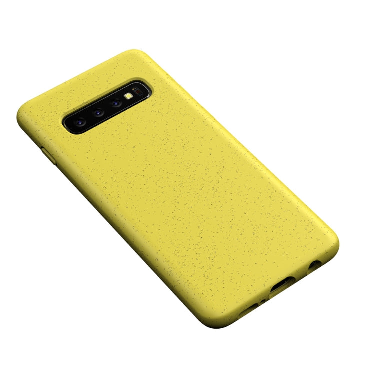 Starry Series Shockproof  Straw Material + TPU Protective Case for Galaxy S10