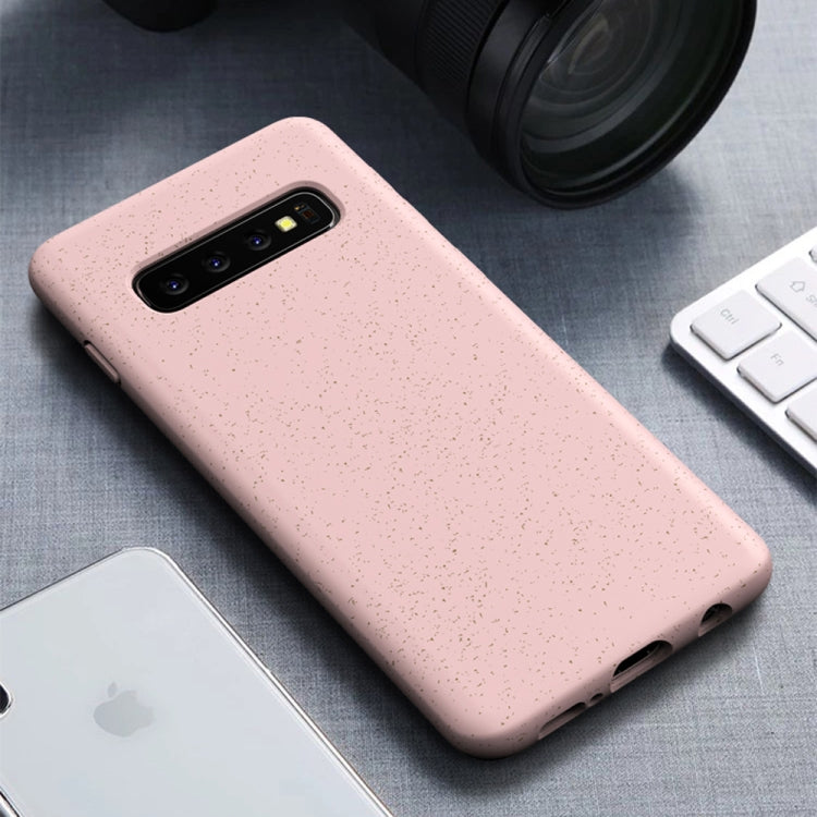 Starry Series Shockproof  Straw Material + TPU Protective Case for Galaxy S10+