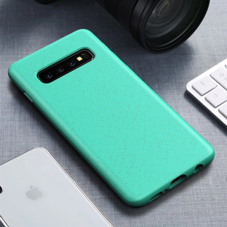 Starry Series Shockproof  Straw Material + TPU Protective Case for Galaxy S10+