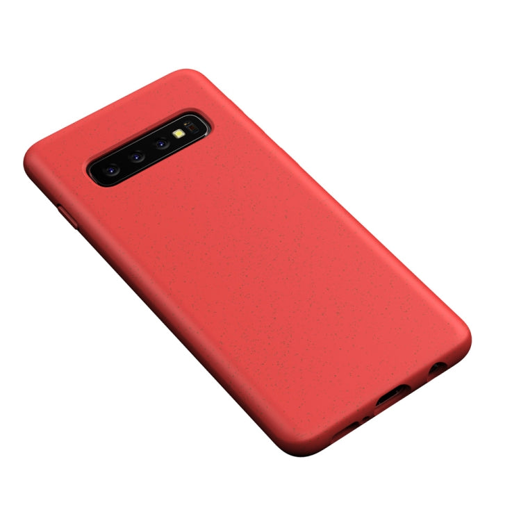 Starry Series Shockproof  Straw Material + TPU Protective Case for Galaxy S10+