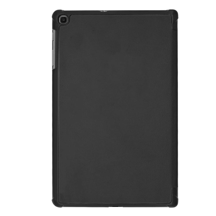 Custer Texture Horizontal Flip PU Leather Case for Galaxy Tab A 10.1 2019 (T515 / T510), with Three-folding Holder & Sleep / Wake-up Function