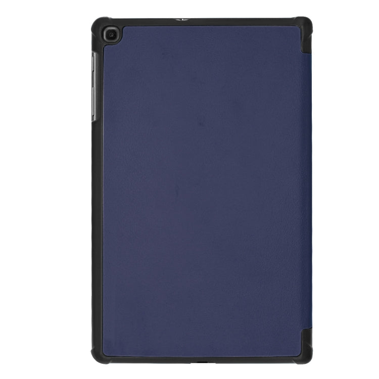 Custer Texture Horizontal Flip PU Leather Case for Galaxy Tab A 10.1 2019 (T515 / T510), with Three-folding Holder & Sleep / Wake-up Function