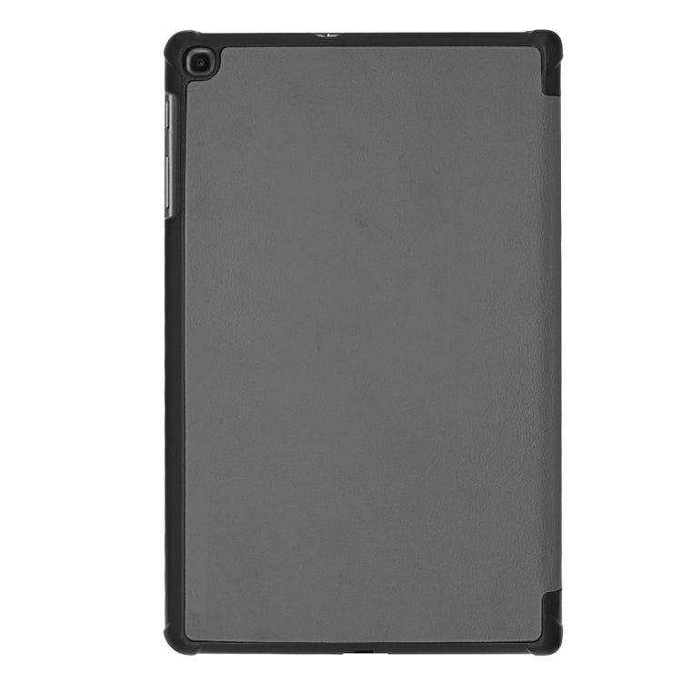 Custer Texture Horizontal Flip PU Leather Case for Galaxy Tab A 10.1 2019 (T515 / T510), with Three-folding Holder & Sleep / Wake-up Function