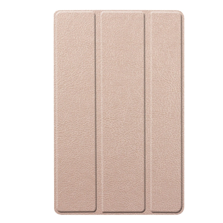 Custer Texture Horizontal Flip PU Leather Case for Galaxy Tab A 10.1 2019 (T515 / T510), with Three-folding Holder & Sleep / Wake-up Function