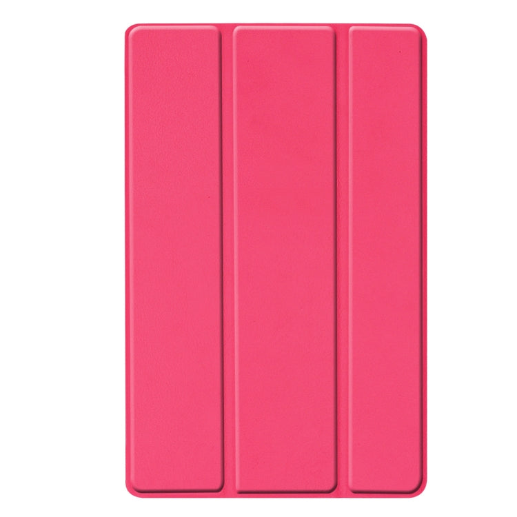 Custer Texture Horizontal Flip PU Leather Case for Galaxy Tab A 10.1 2019 (T515 / T510), with Three-folding Holder & Sleep / Wake-up Function
