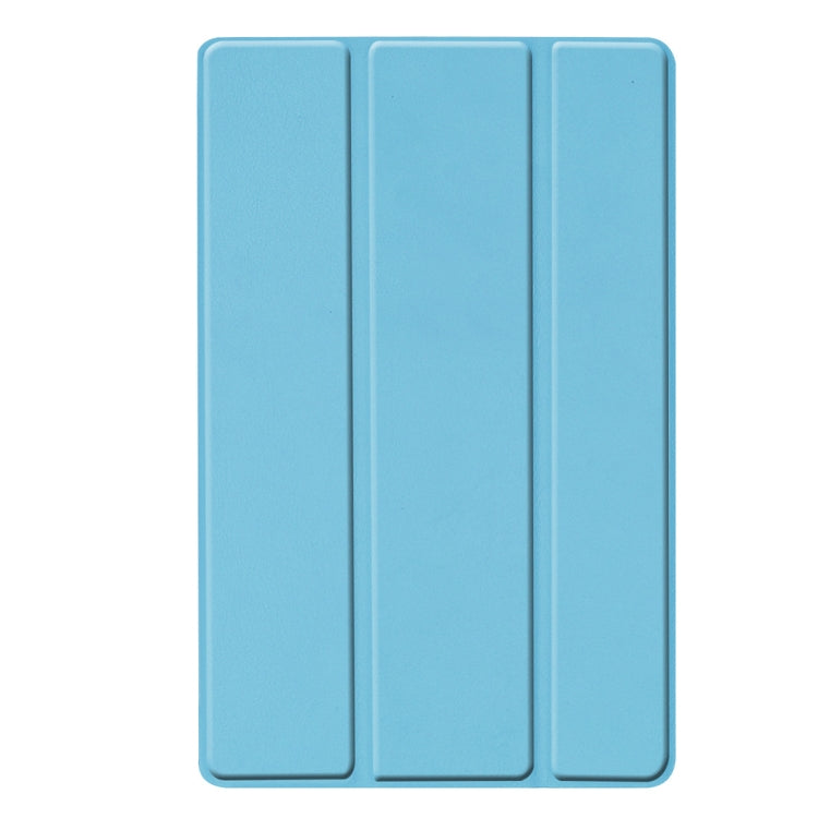 Custer Texture Horizontal Flip PU Leather Case for Galaxy Tab A 10.1 2019 (T515 / T510), with Three-folding Holder & Sleep / Wake-up Function