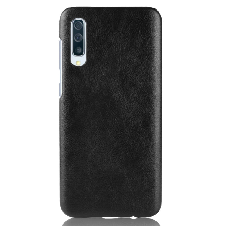 Shockproof Litchi Texture PC + PU Case for Galaxy A70