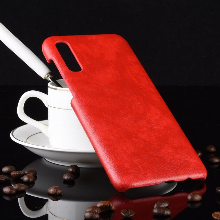 Shockproof Litchi Texture PC + PU Case for Galaxy A70