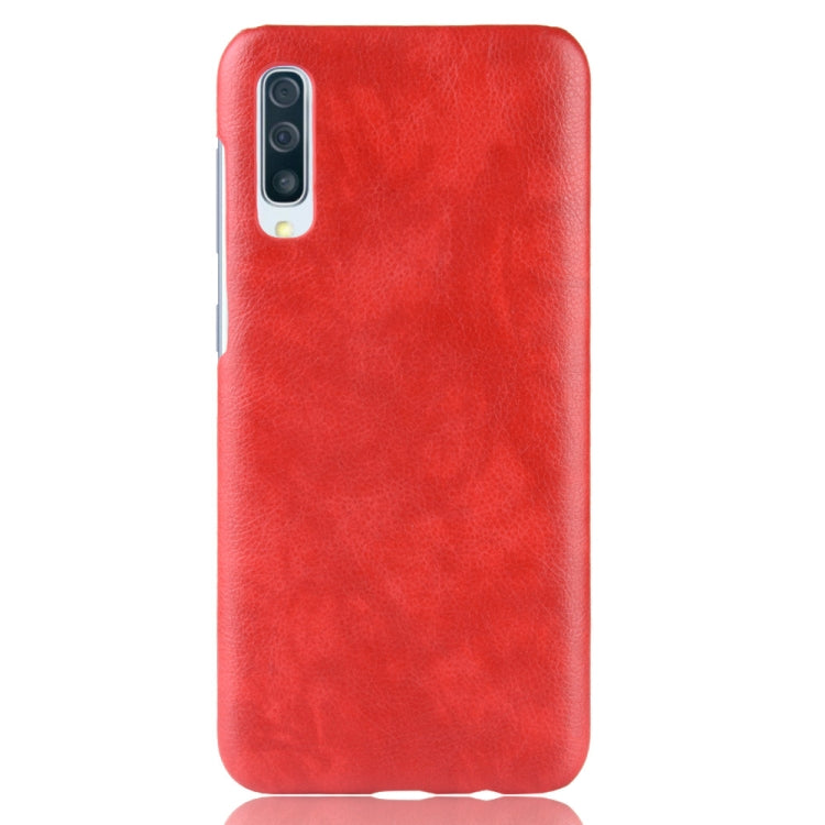 Shockproof Litchi Texture PC + PU Case for Galaxy A70