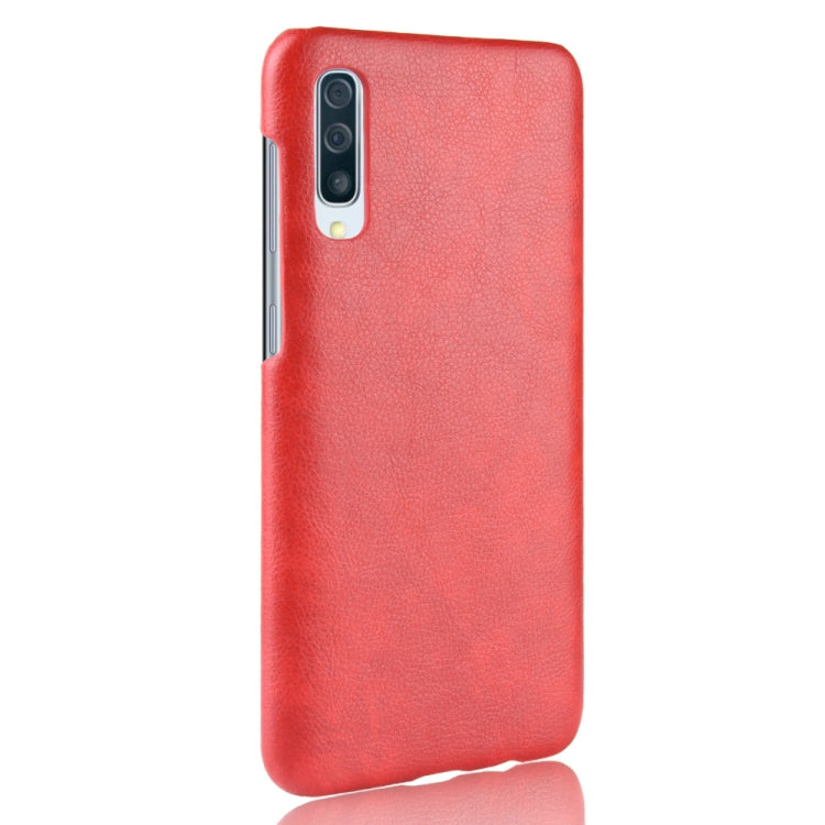 Shockproof Litchi Texture PC + PU Case for Galaxy A70