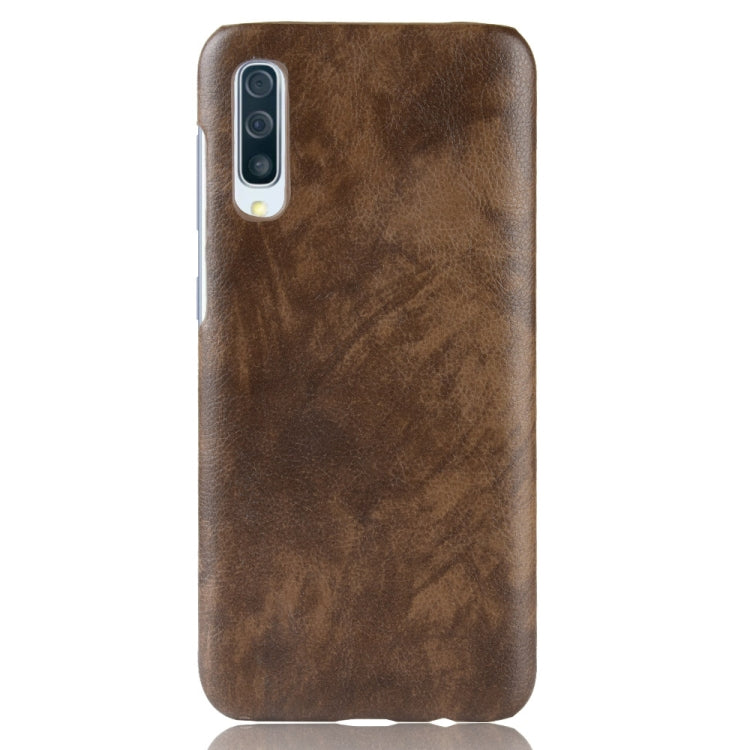 Shockproof Litchi Texture PC + PU Case for Galaxy A70