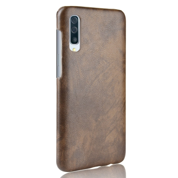 Shockproof Litchi Texture PC + PU Case for Galaxy A70