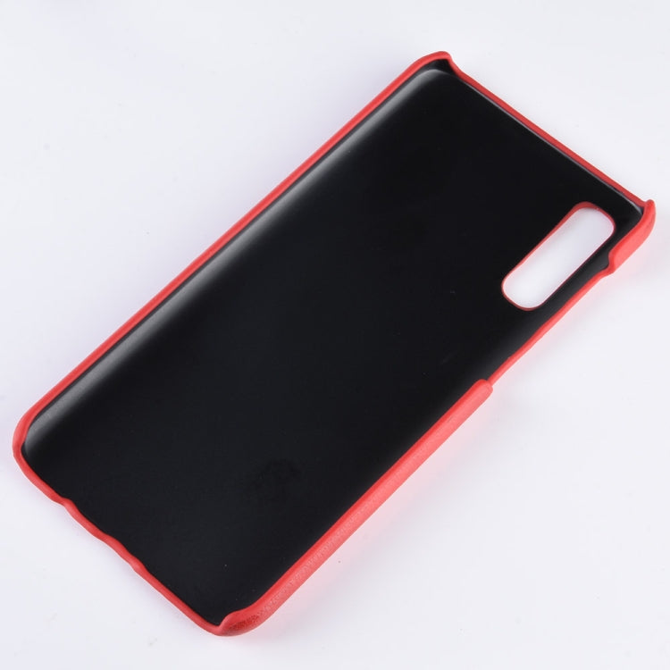 Shockproof Litchi Texture PC + PU Case for Galaxy A70