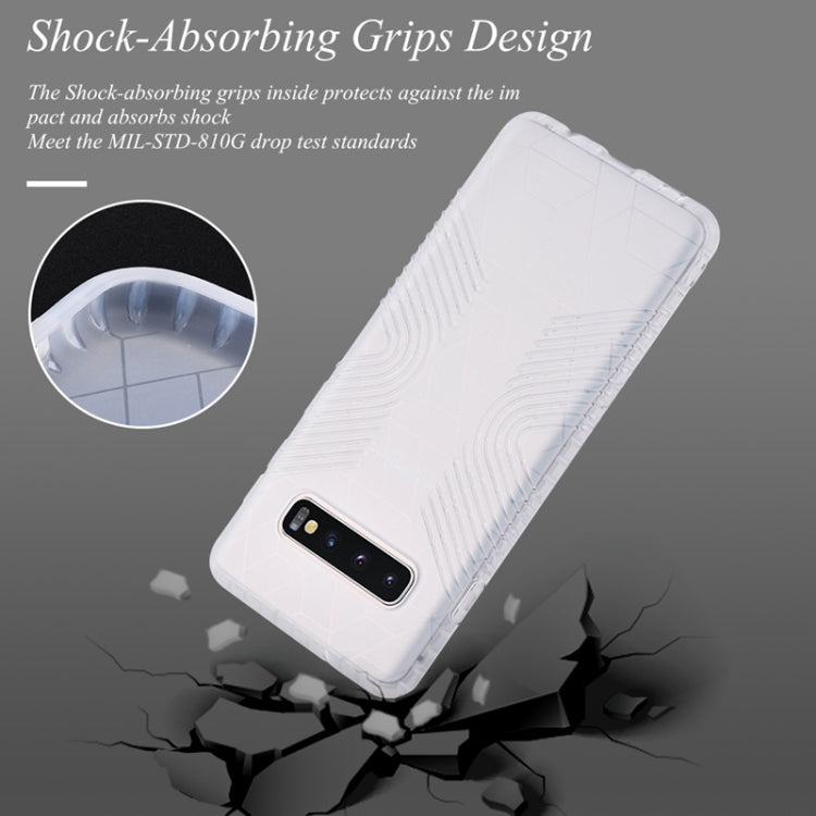 Anti-slip Frosted Transparent Full Coverage Case for Galaxy S10